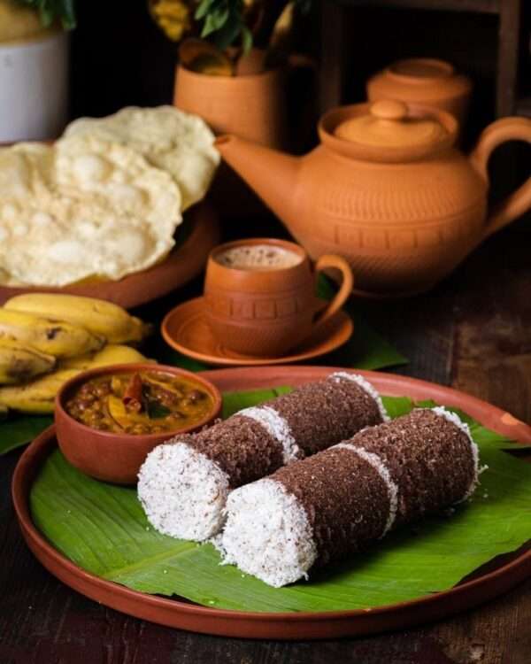 Ragi Puttu kadala pappadam (500g) - Pack of 12